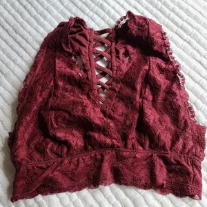 Lace crop top bralette